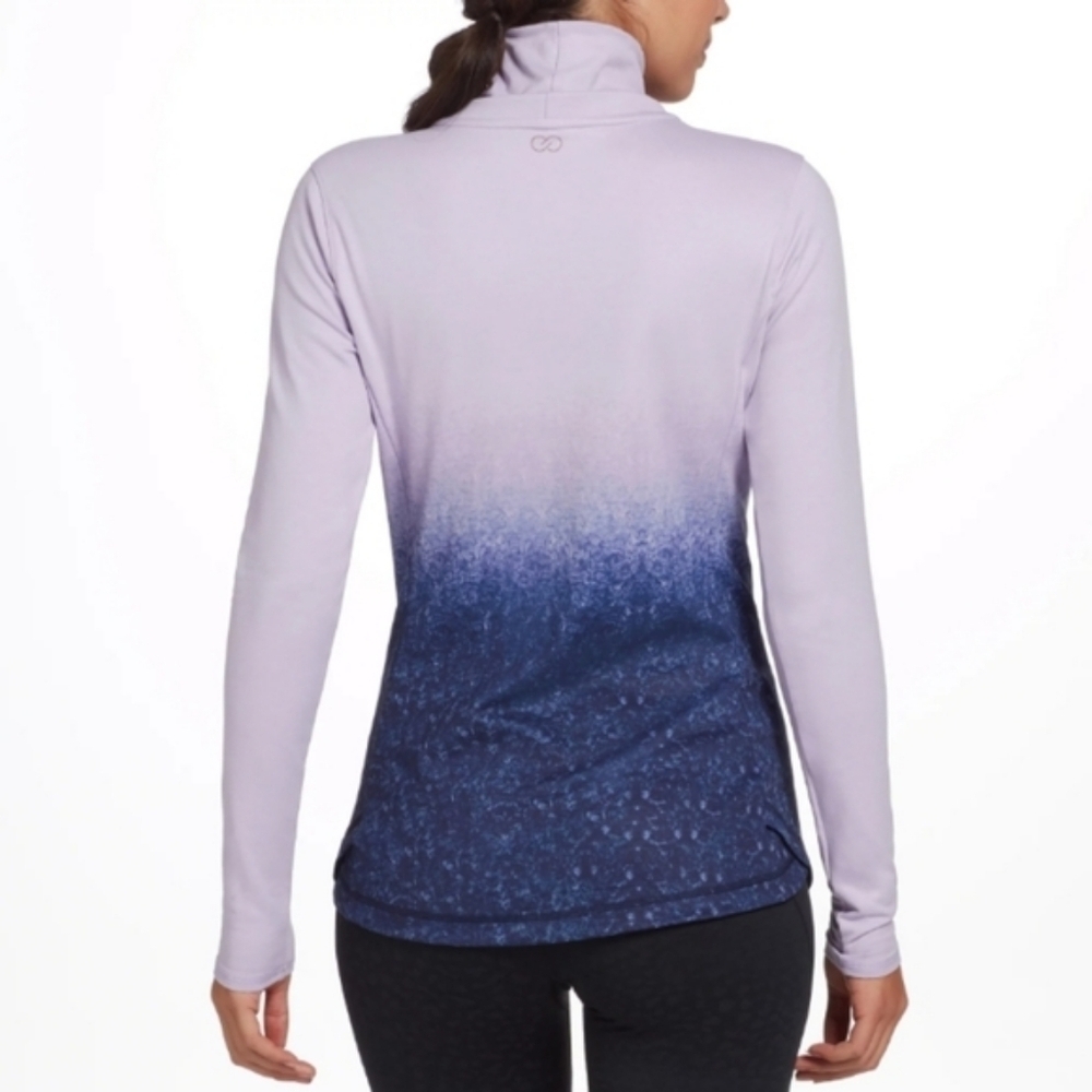 Purple Blue Long Sleeve Pullover Calia L - Picture 2 of 7